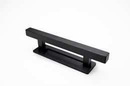 Black PVD-Coated Barn Door Handle