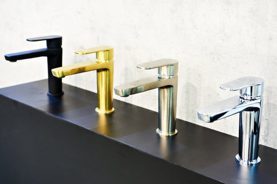 DIFFERENT COLORED FAUCETS
