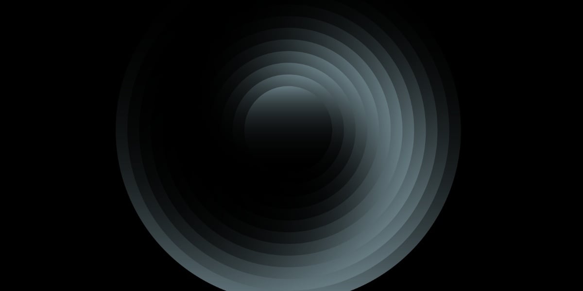 shades of gray swirl on black background